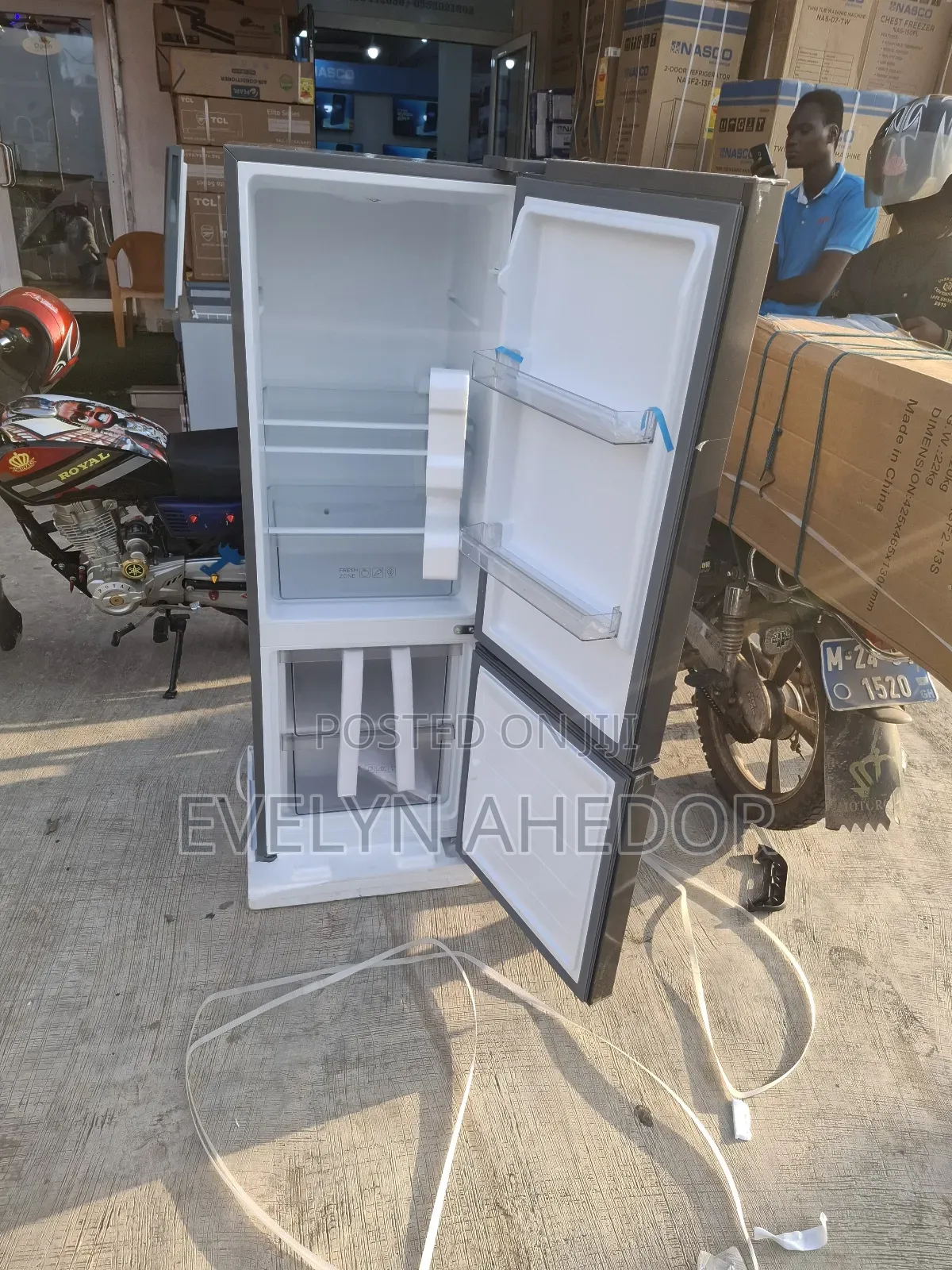 TCL Bottom Freezer 163 Liters Brand New Available