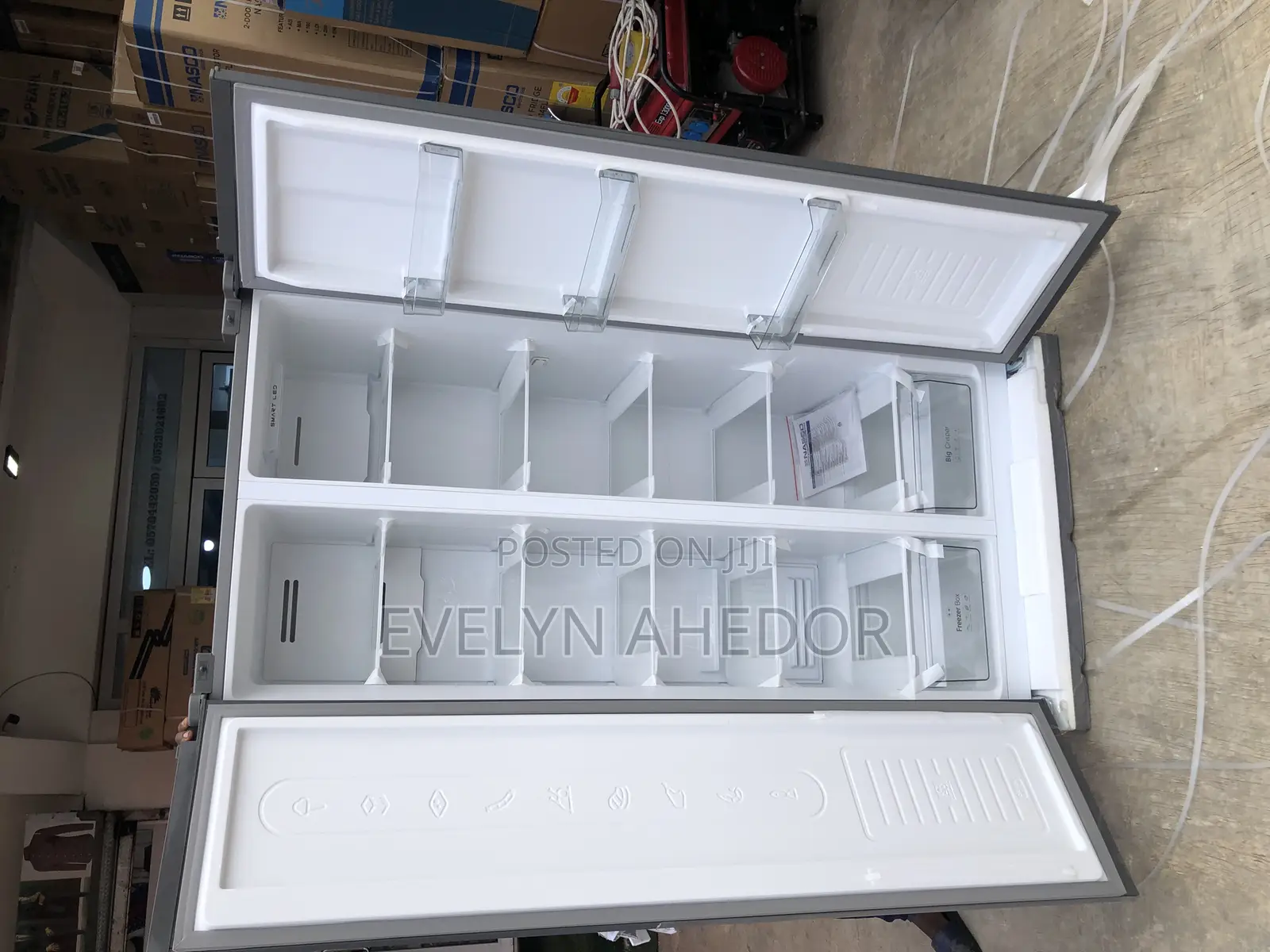 Smart Control Nasco Side by Side Fridge 400 Liters Available