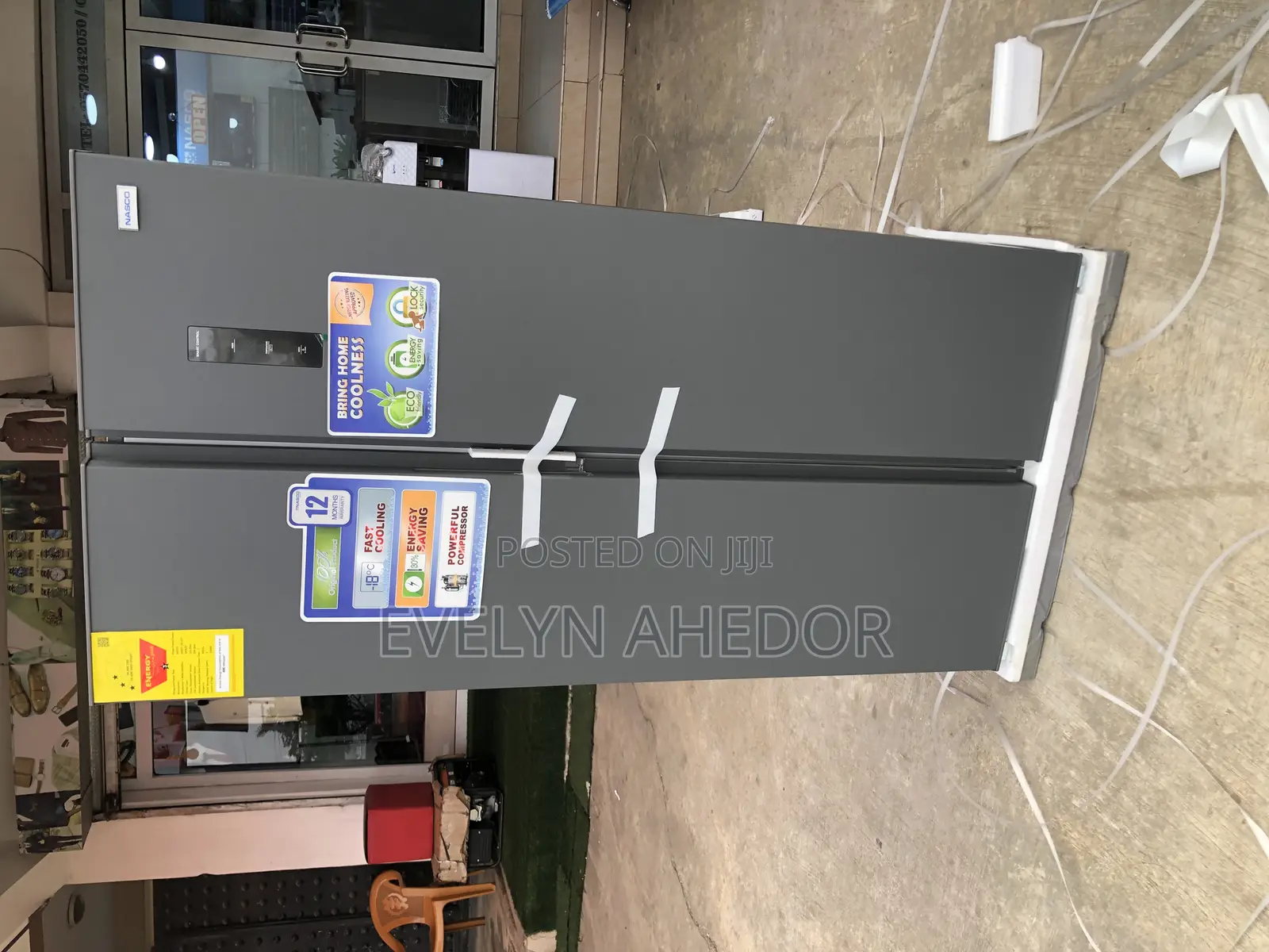 Smart Control Nasco Side by Side Fridge 400 Liters Available