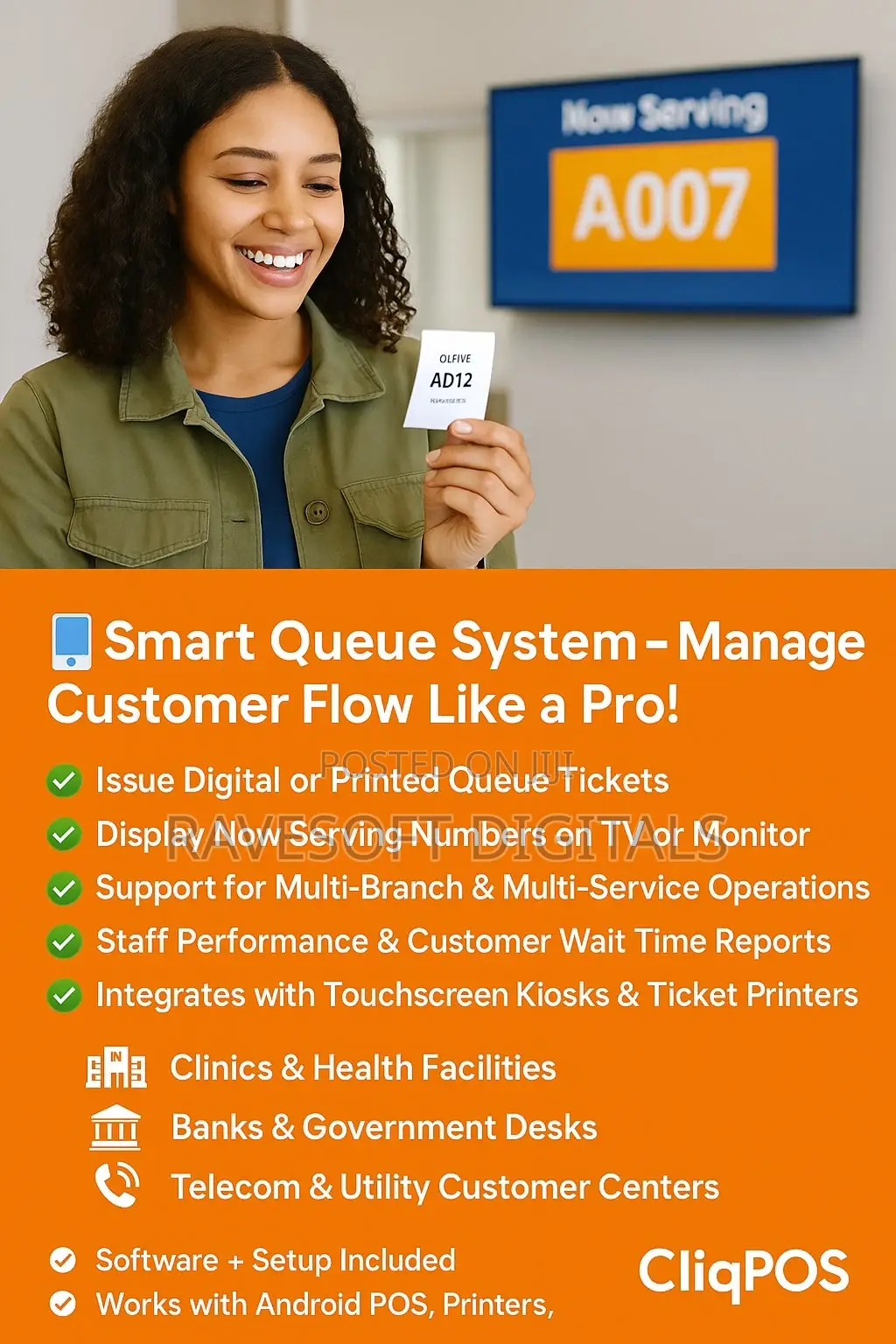 Smart Queue System – Manage Customer Flow Like a Pro!