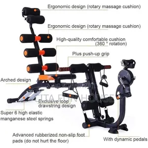Six Pack Care Abdominal 6 in 1 Exercise Bench Machine
