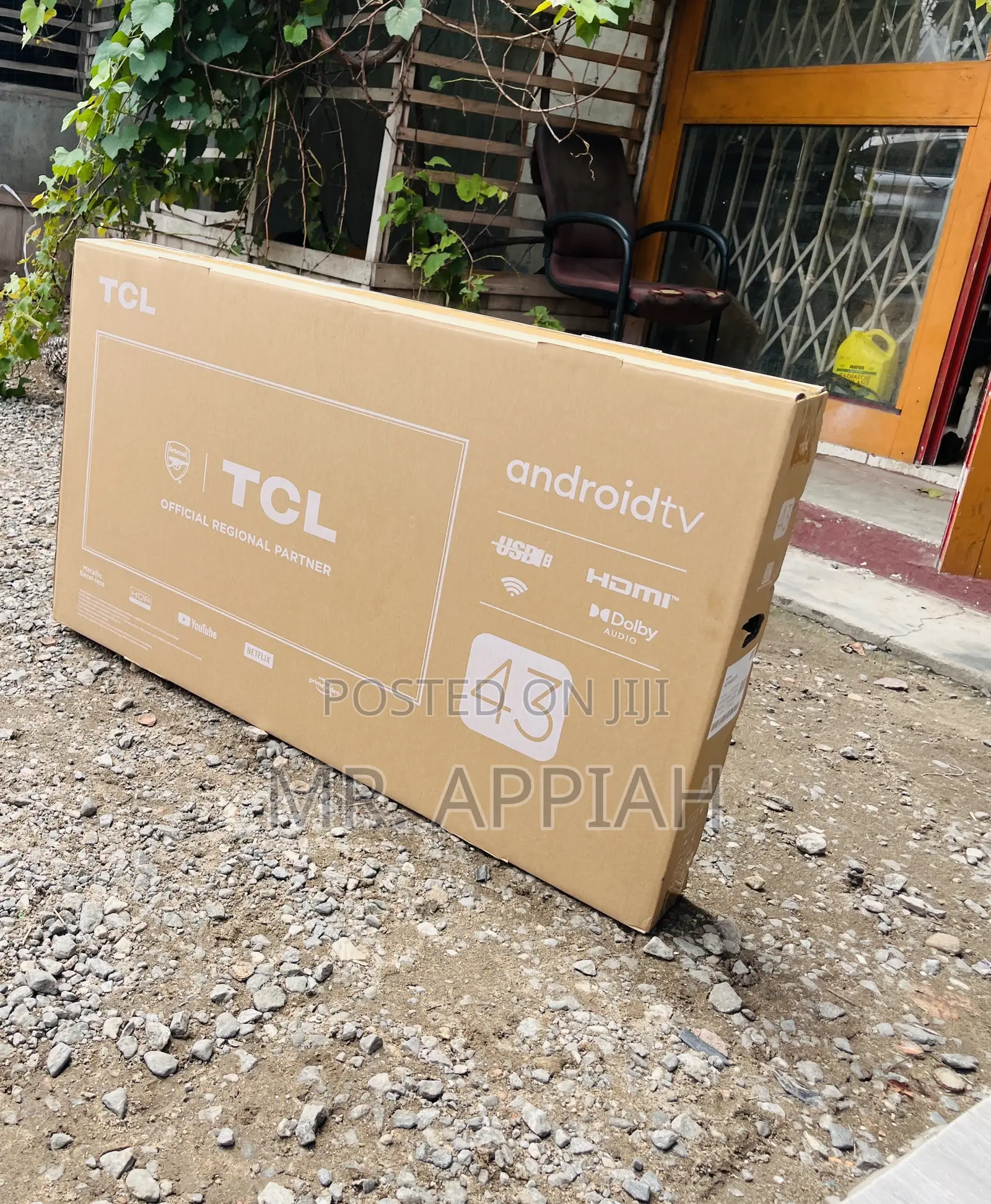 Authentic TCL 43 Inch Full Hd Television(Black) 
