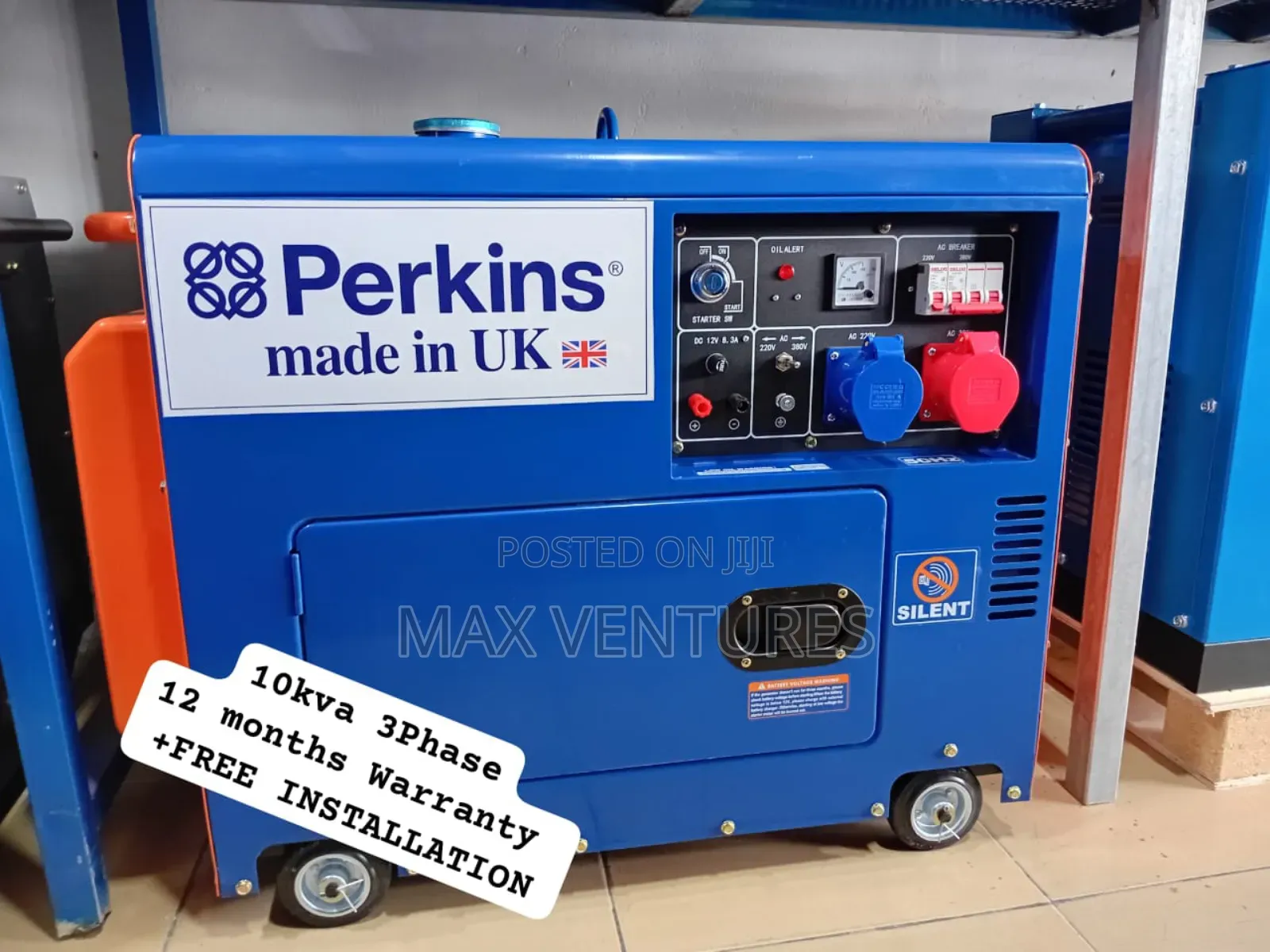 Powerful 10kva Perkins Diesel 3phase Generator Silent