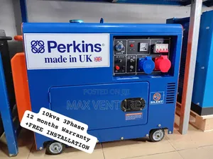 Powerful 10kva Perkins Diesel 3phase Generator Silent
