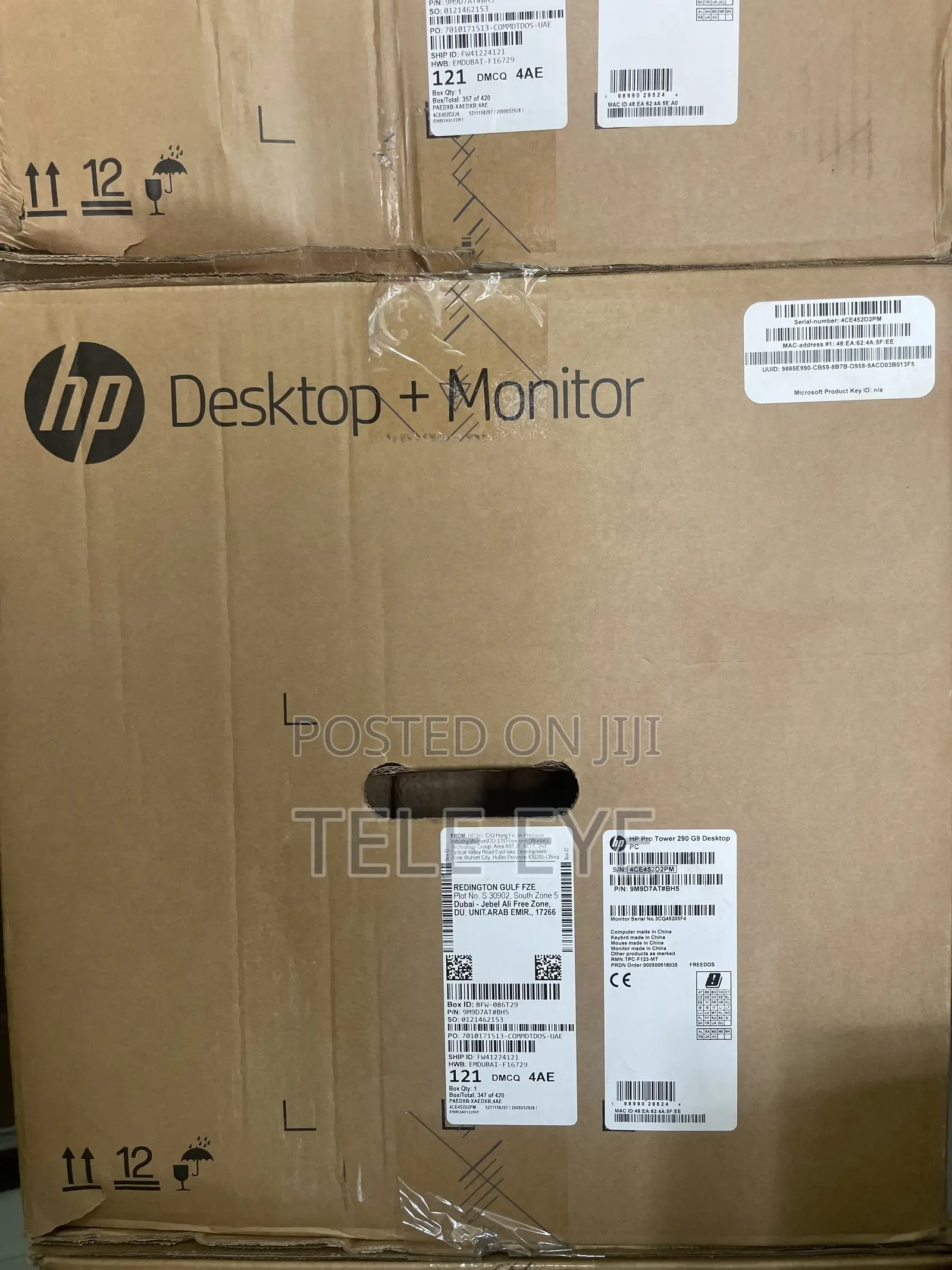 New Desktop Computer HP 290 G9 4GB Intel Core I3 HDD 1T