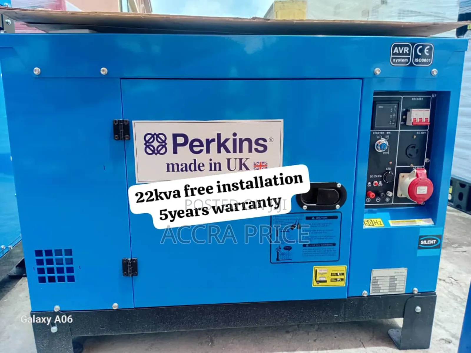 Guarantee Power Perkins 22kva Diesel Generator 22kva