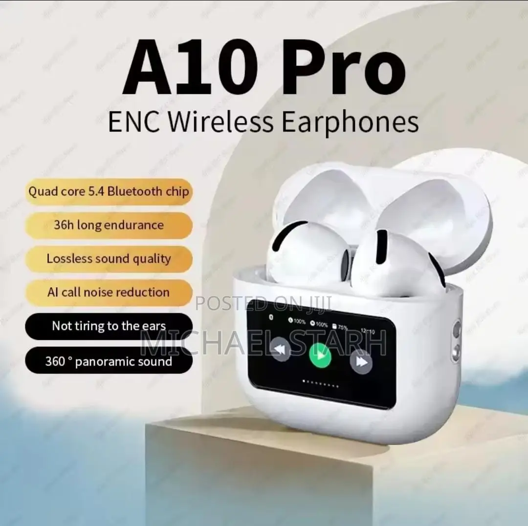 Airpod Pro Wireless Earphone With Touch Screen Displace