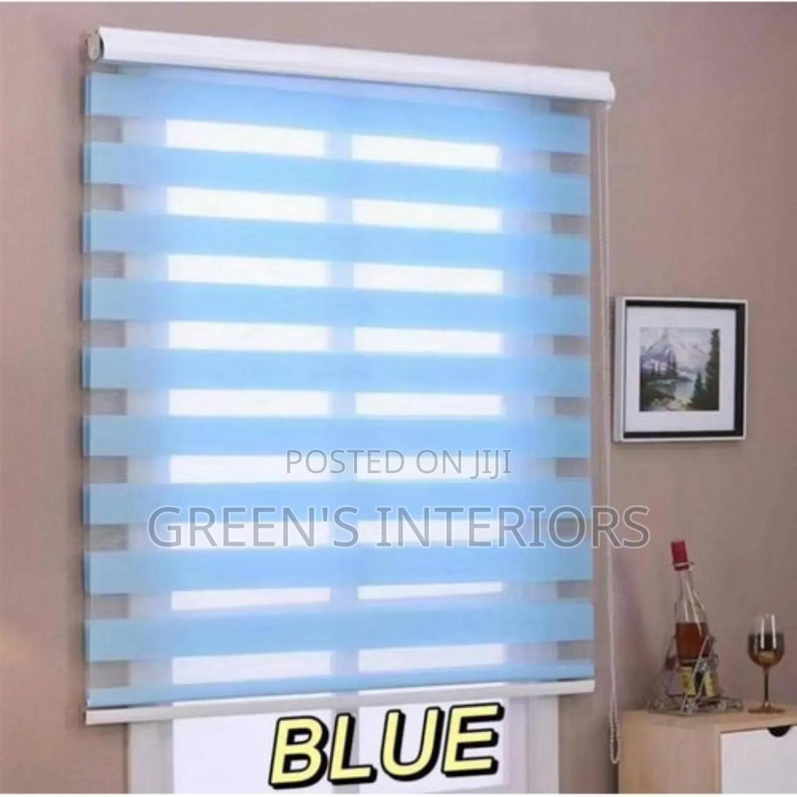 Sea Blue Window Blinds Available