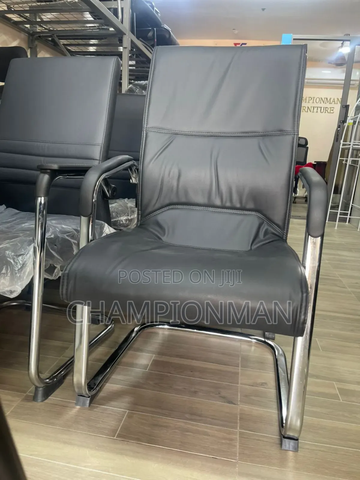 Leather Visitors Chair