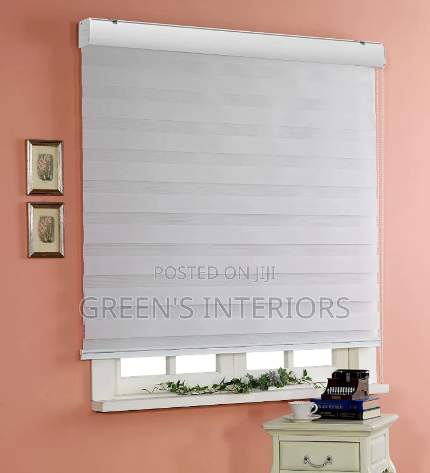 Plain White Window Blinds Available