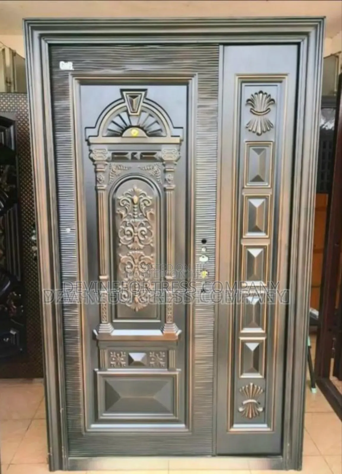 Quality Gnb Anti Rust Security Door With Strong Locks 11⁄2