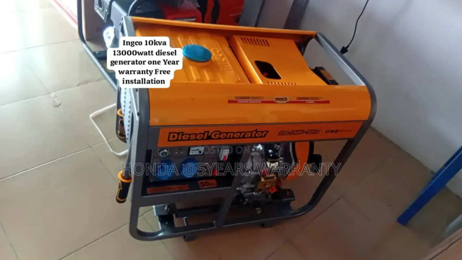 Powering Success Ingco Generator 10kva 13000watt Diesel 10kv