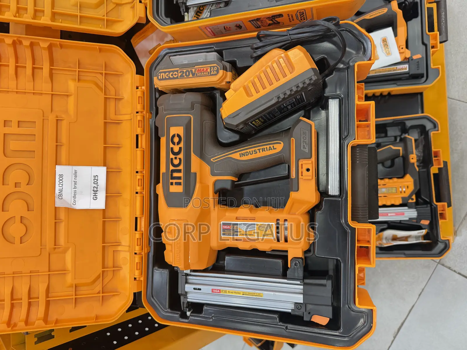 Ingco Cordless Brad Nailer