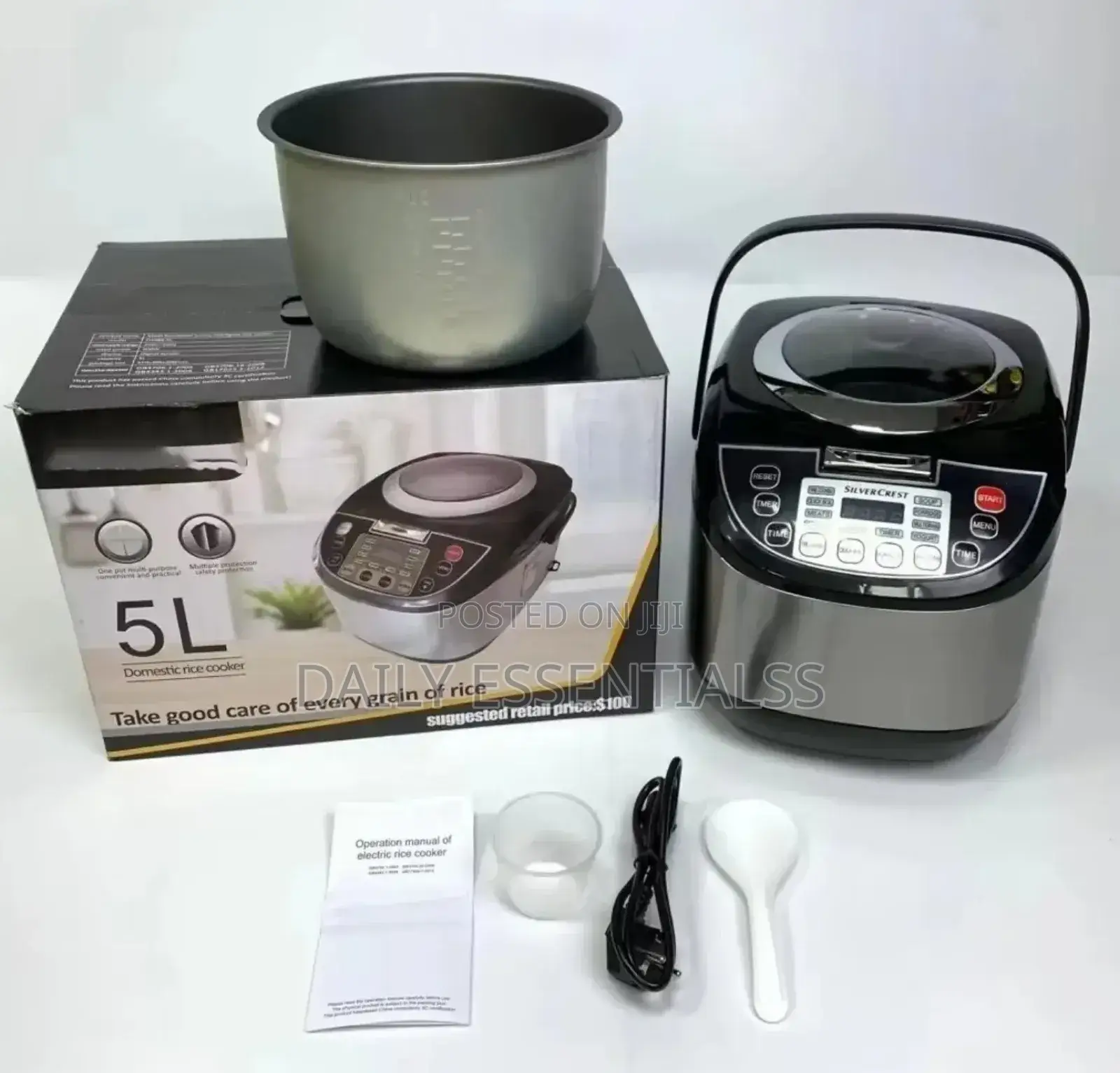 Make Delicious Meals With Silver Crest 5l Rice Cooker