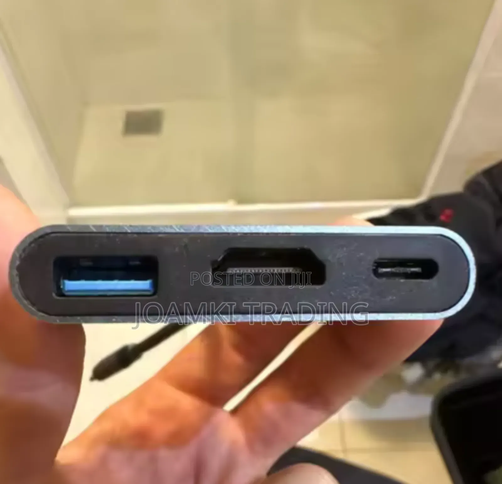 3 in 1 Type C Hub to Hdmi, Pd, Usb 3.0 for Phone, Laptop