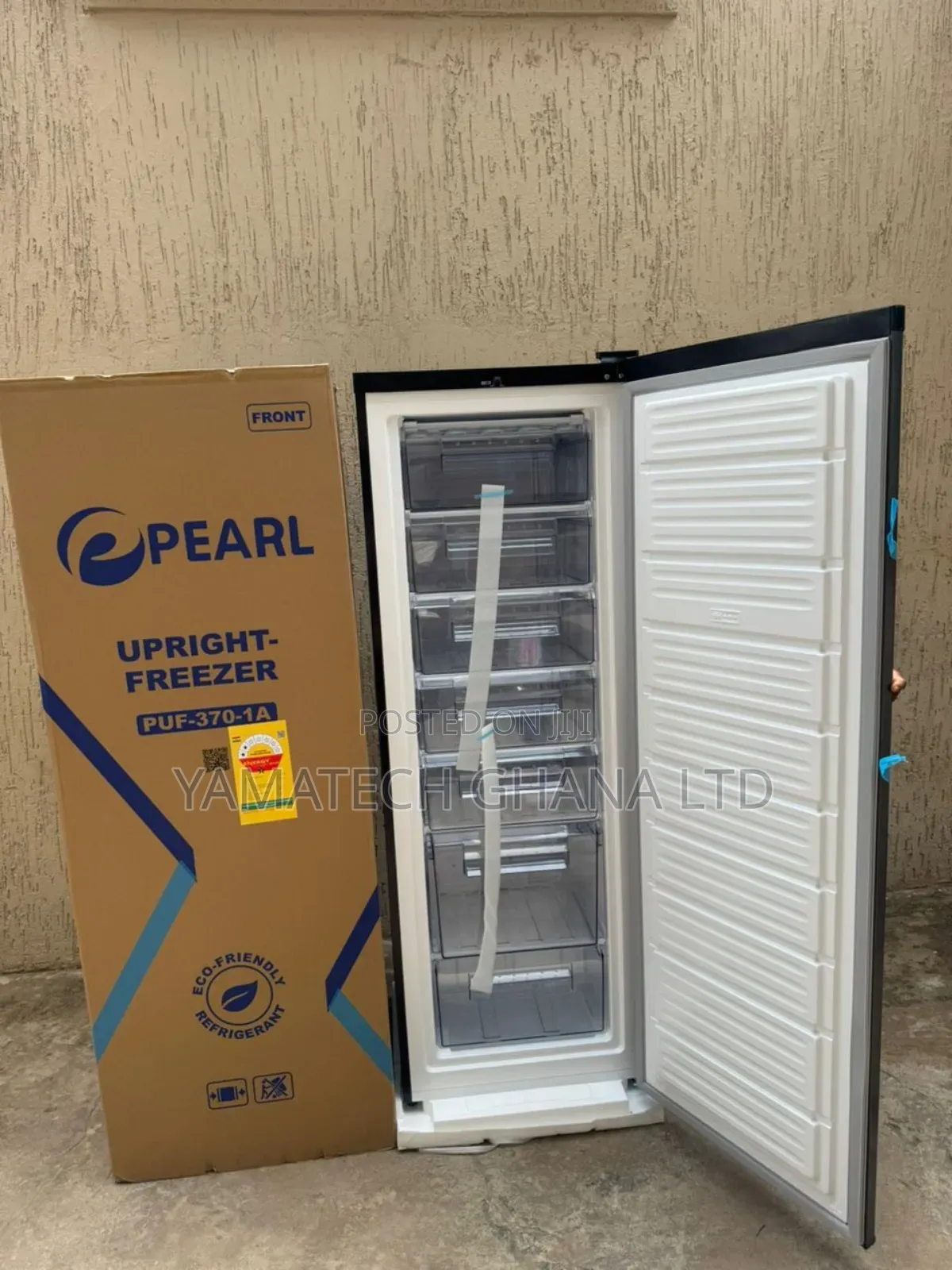 Pearl 245 Litre Upright Freezer With Ultramodern Design