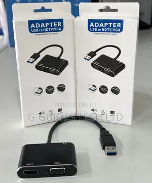 Usb 3.0 to Hdmi and Vga Adapter, Usb to Vga/Hdmi Converter