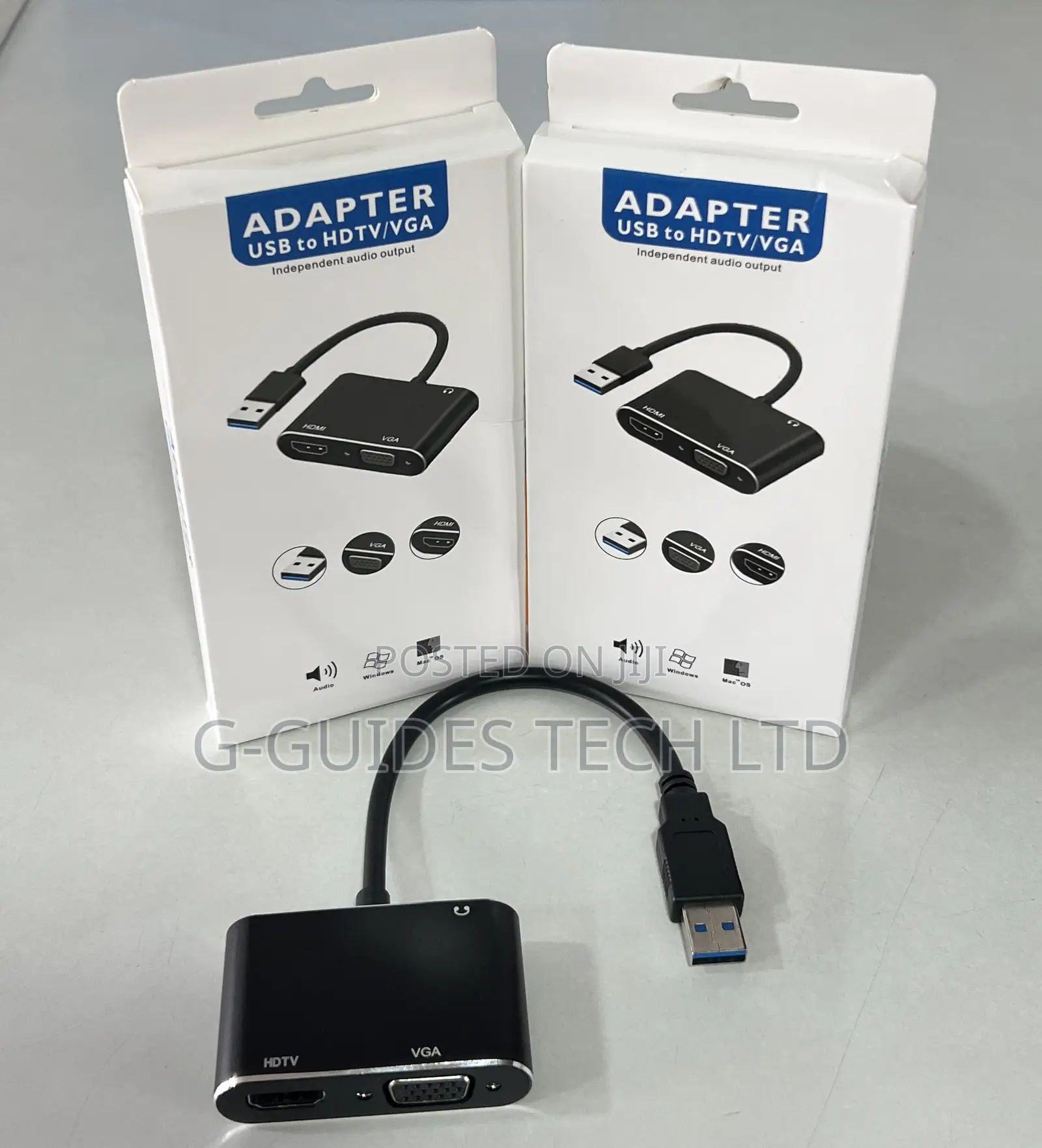 Usb 3.0 to Hdmi and Vga Adapter, Usb to Vga/Hdmi Converter