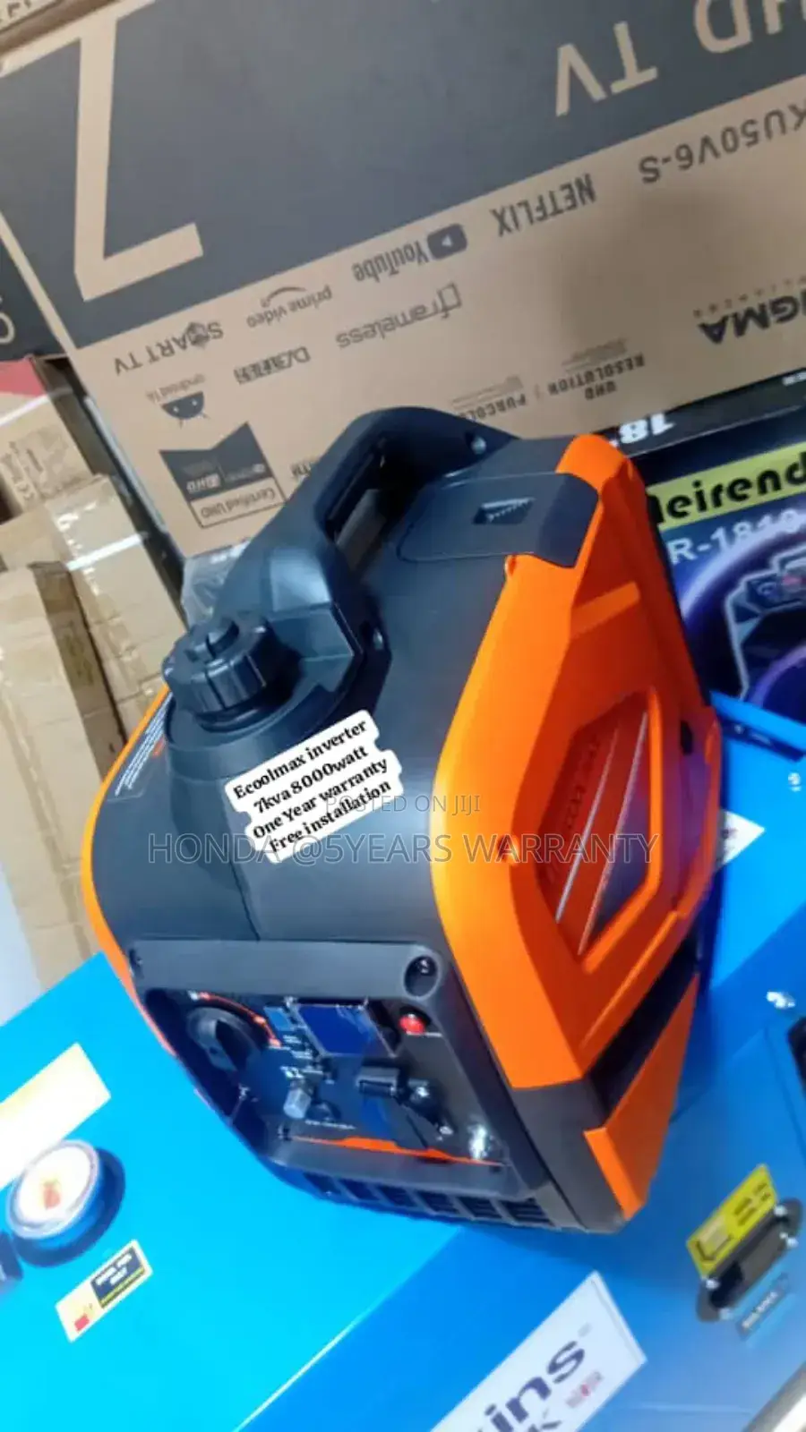 Energy Efficiency Ecoolmax Inverter 7kva 8000watt Generator