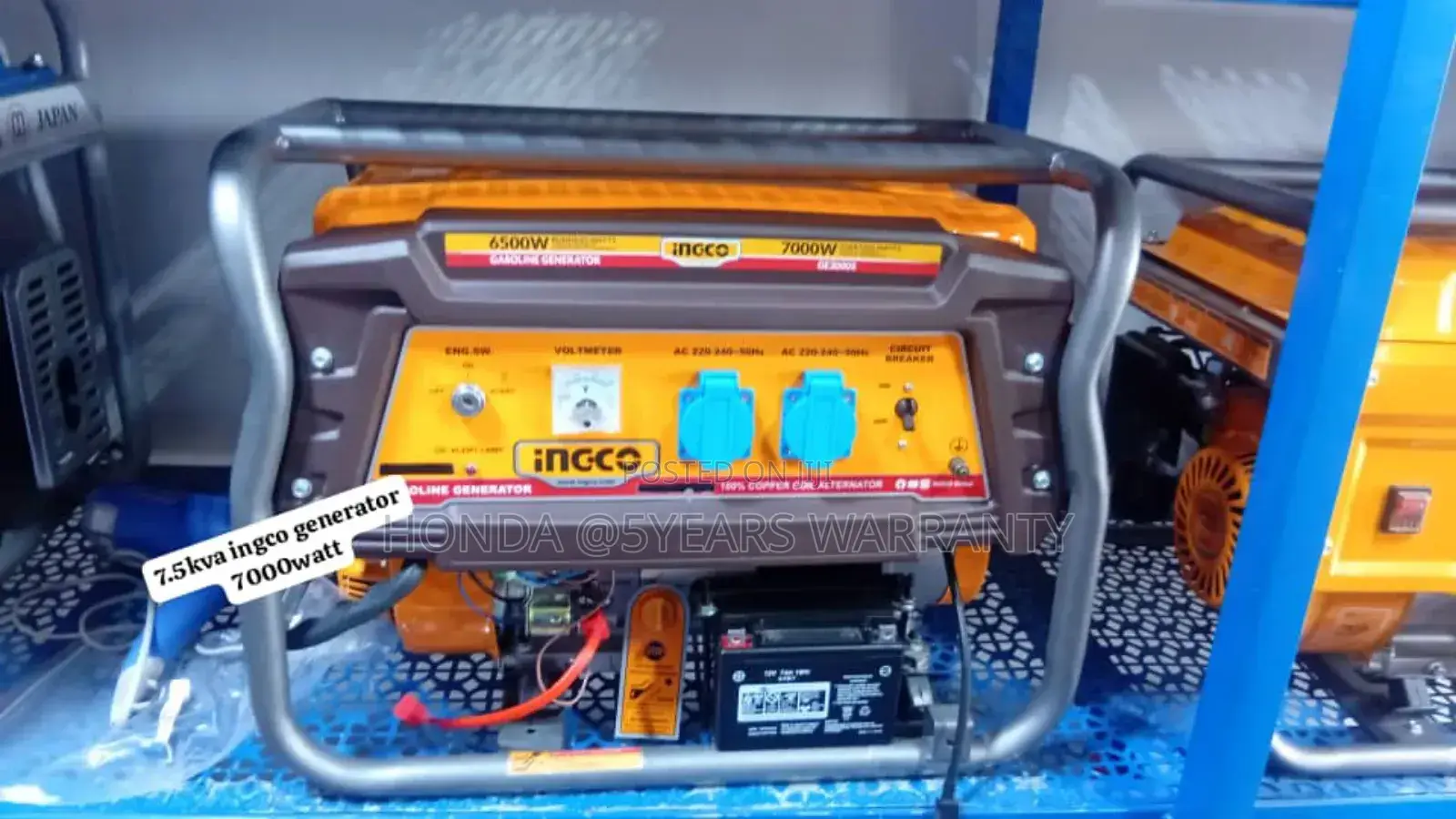 Powering Business With Ingco 7.5kva 7000watt Petrol 7.5kva