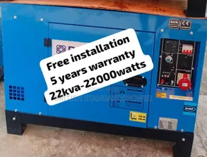 22kva Silent Diesel Generator With Air Cooled Engine System