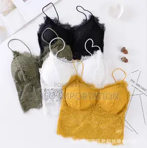 Sexy Lace Lingerie With Bra / Ladies Passed Vest