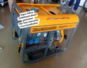 Power Flow Efficiently 10kva Ingco 13000watt Diesel 10kva