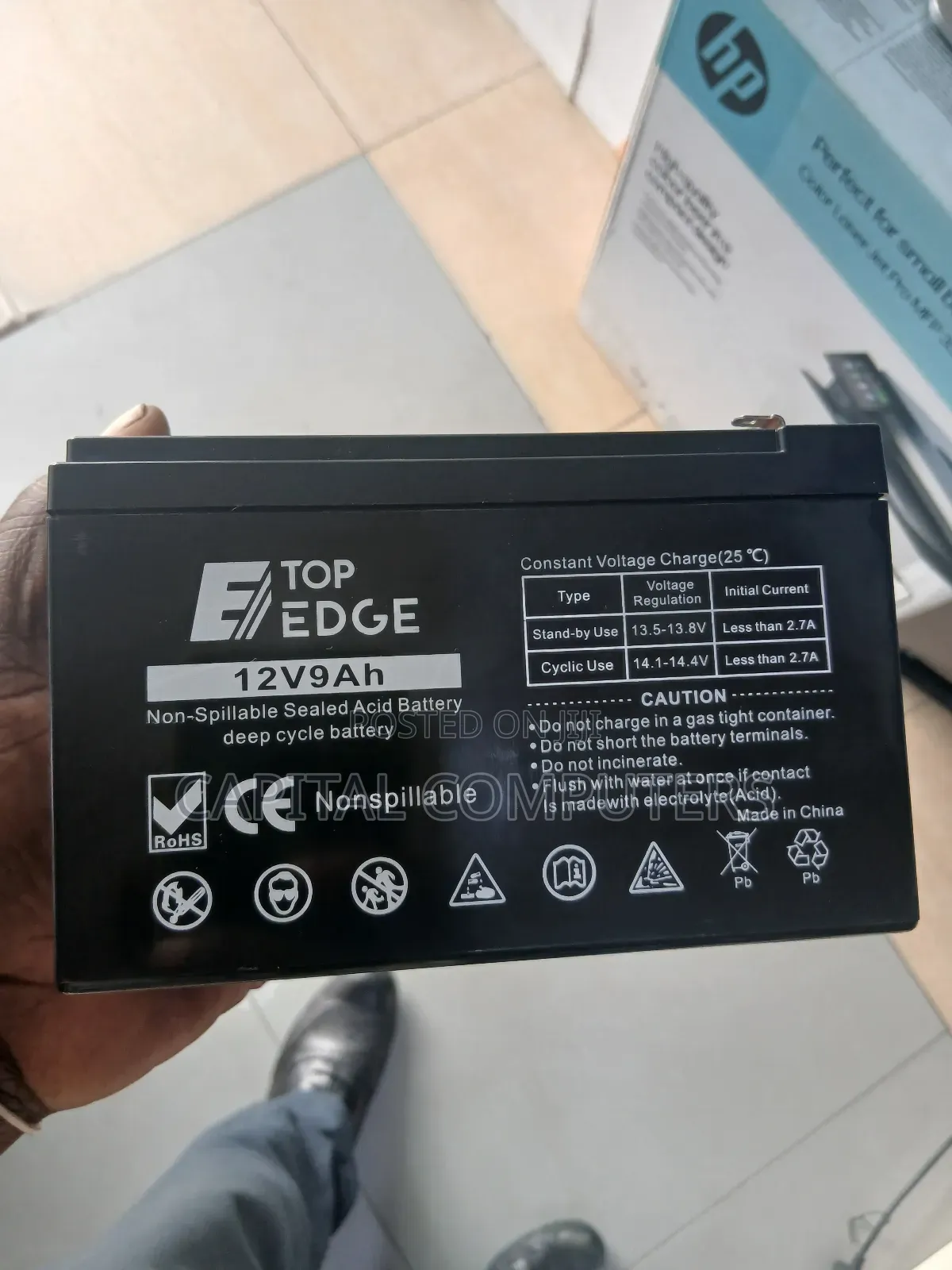 Top Edge Ups Battery