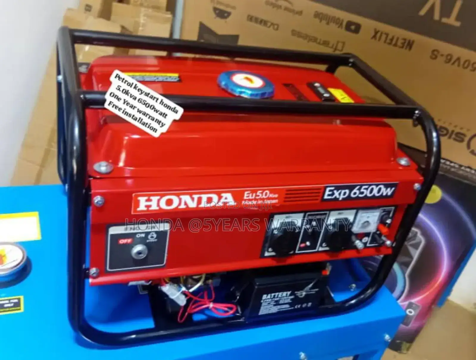 Bright Energy Solution 6500watt Honda 5.0kva Generator