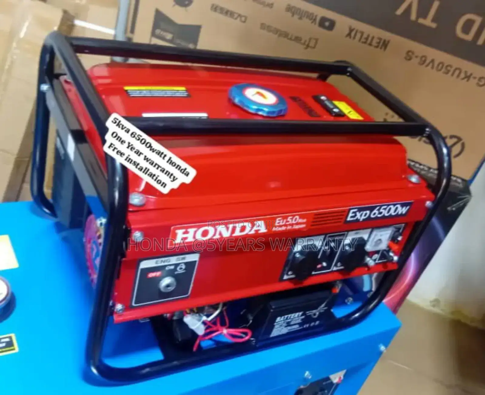 Energy for a Better Life Honda 5.0kva 6500watt Petrol 5.0kva