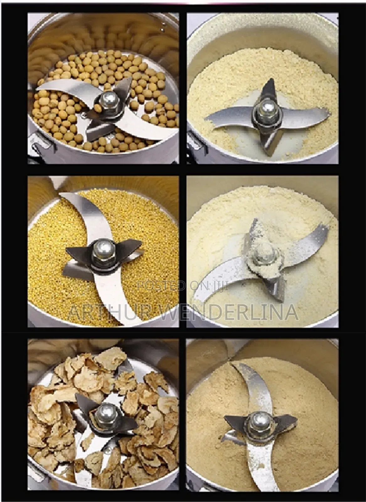 Ririhong 2000gcommercial Spices,Grain,Mill Electric Grinder