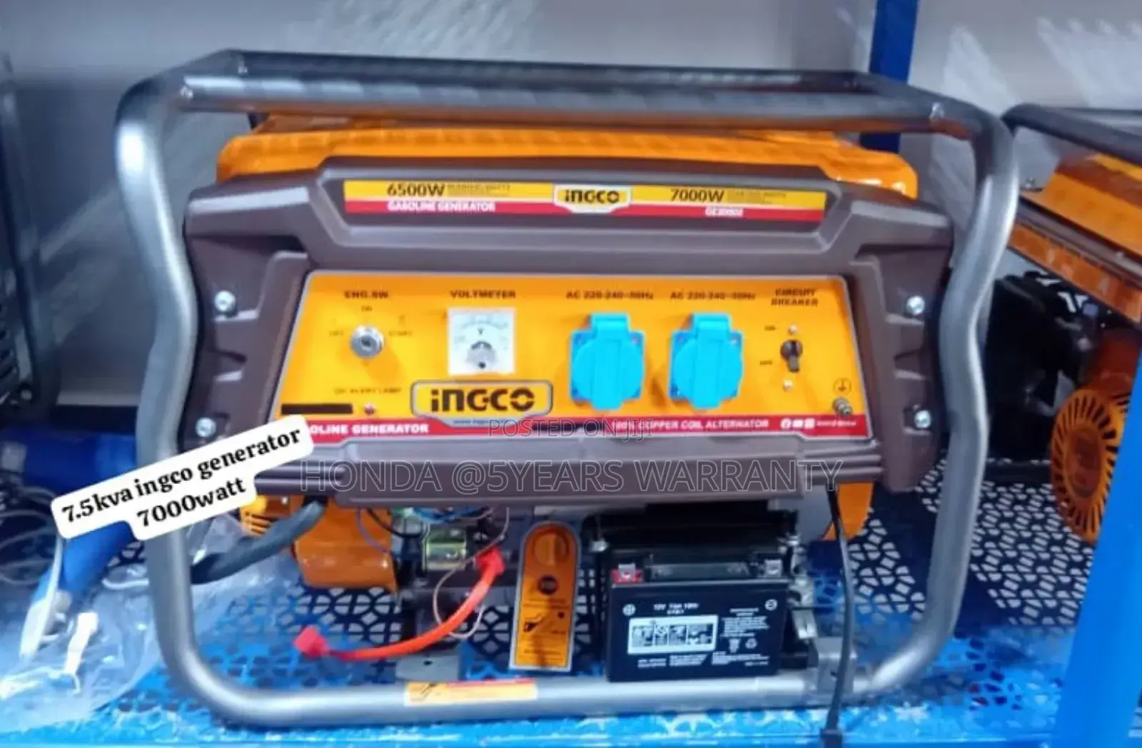 Bright Energy Future Ingco Generator 7.5kva 7000watt Petrol