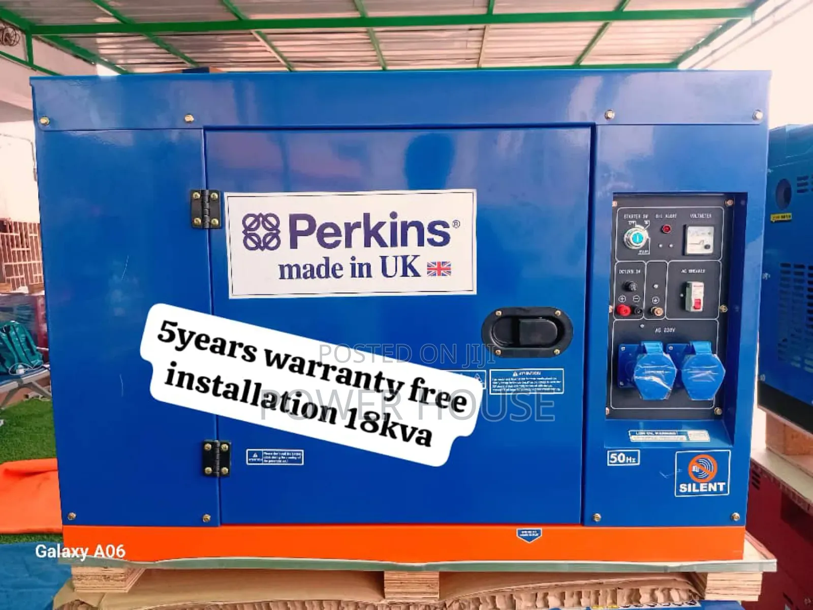 Hub Ember 18kva Diesel Generator Perkins Diesel 18kw
