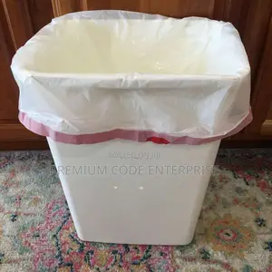 15l White Bin Liner Bags With Handle – 360pcs | Small Size