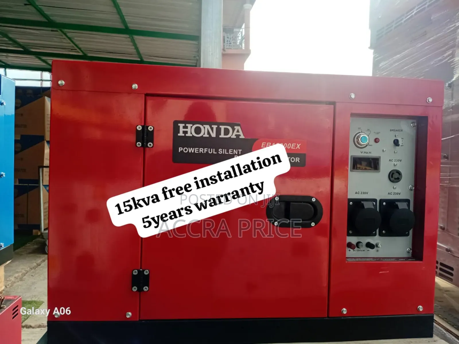 Eclipse Genx Zenith Honda Diesel 15kva Generator Generator