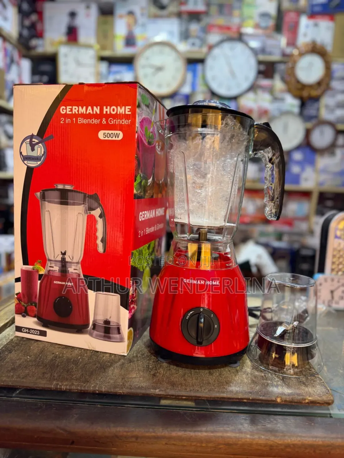 German Home 2 in 1 Blender. 500w