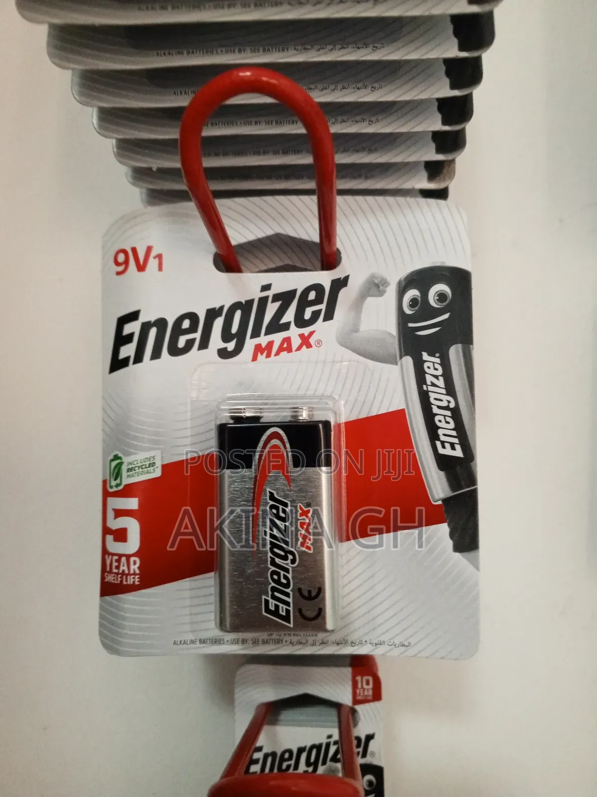 Energizer Max Alkaline Battery 9v Battery