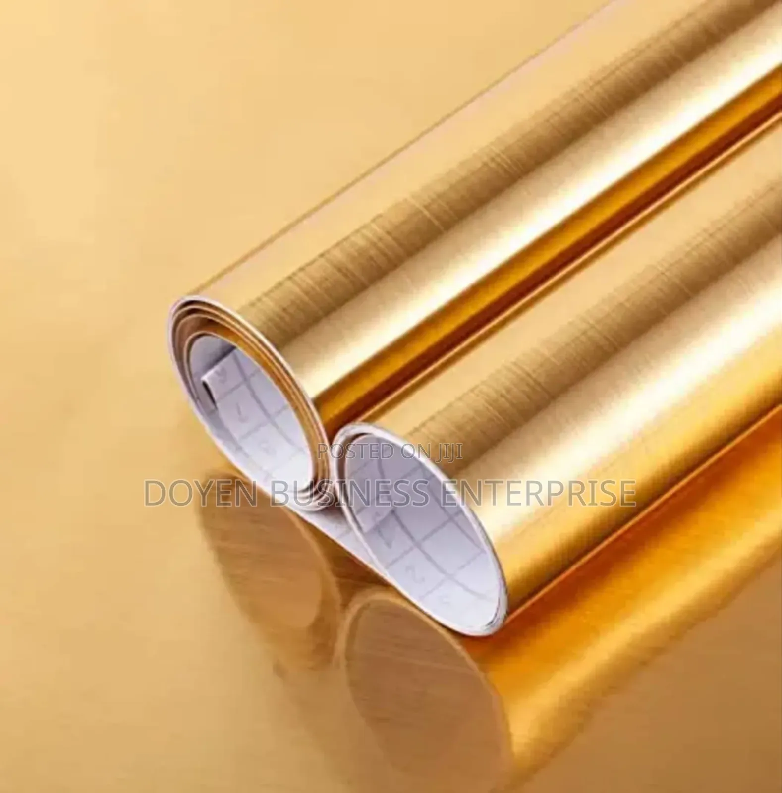 Stainless Steel Effect Adhesive Stickers