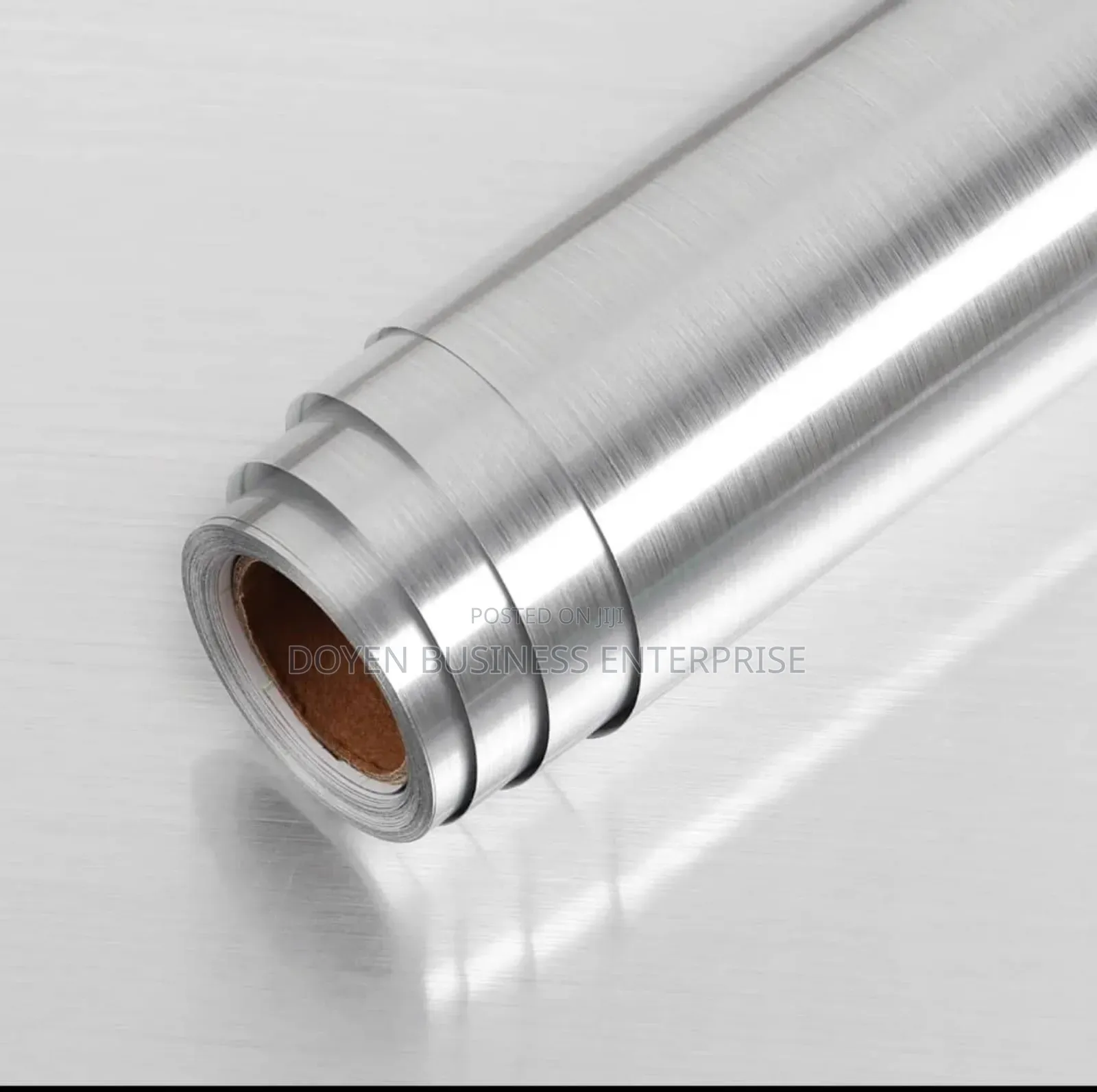 Stainless Steel Effect Adhesive Stickers