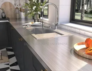 Stainless Steel Effect Adhesive Stickers