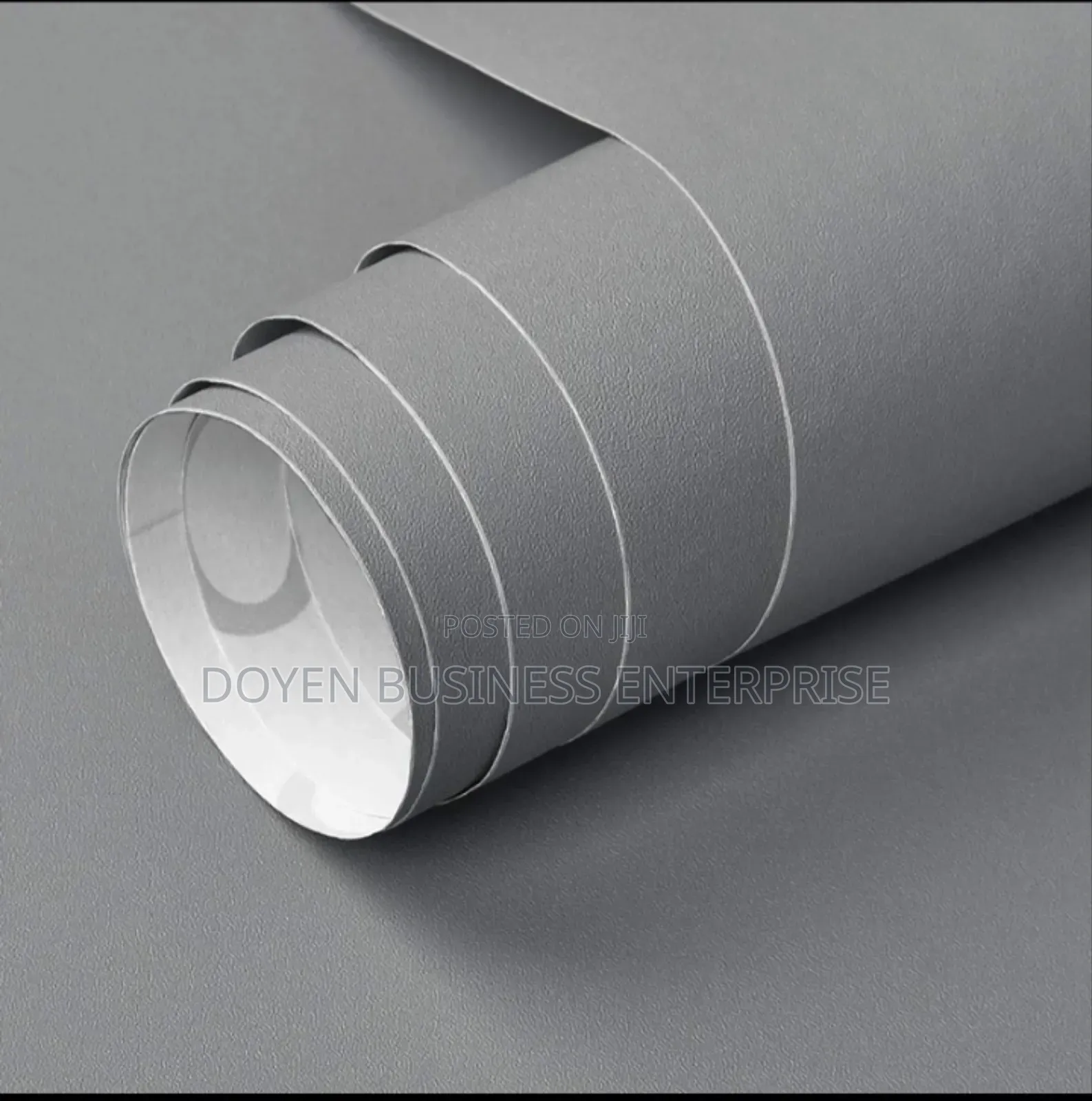 Matte Grey Adhesive Stickers