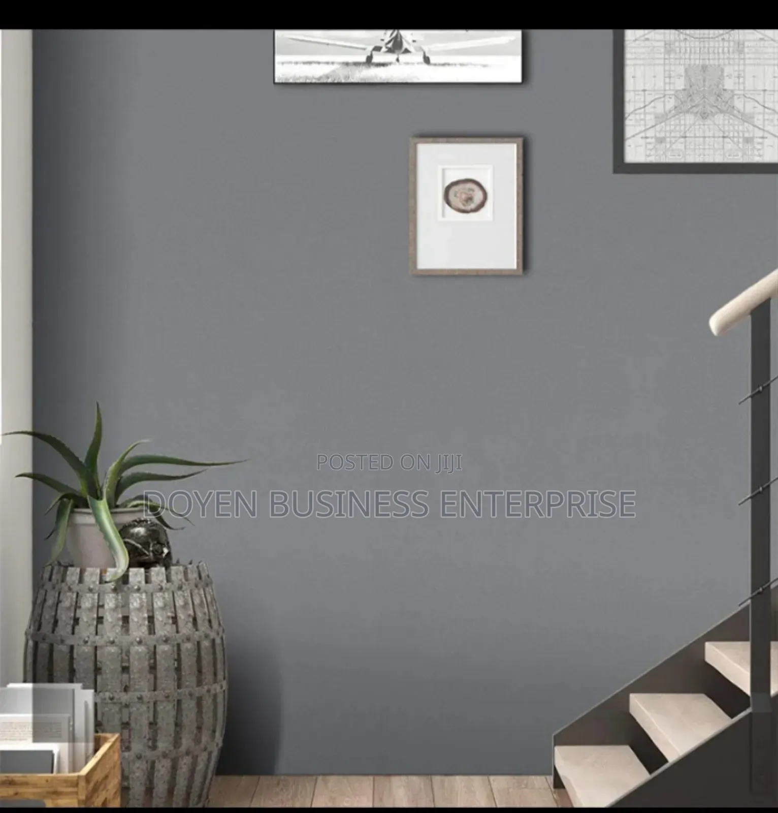 Matte Grey Adhesive Stickers