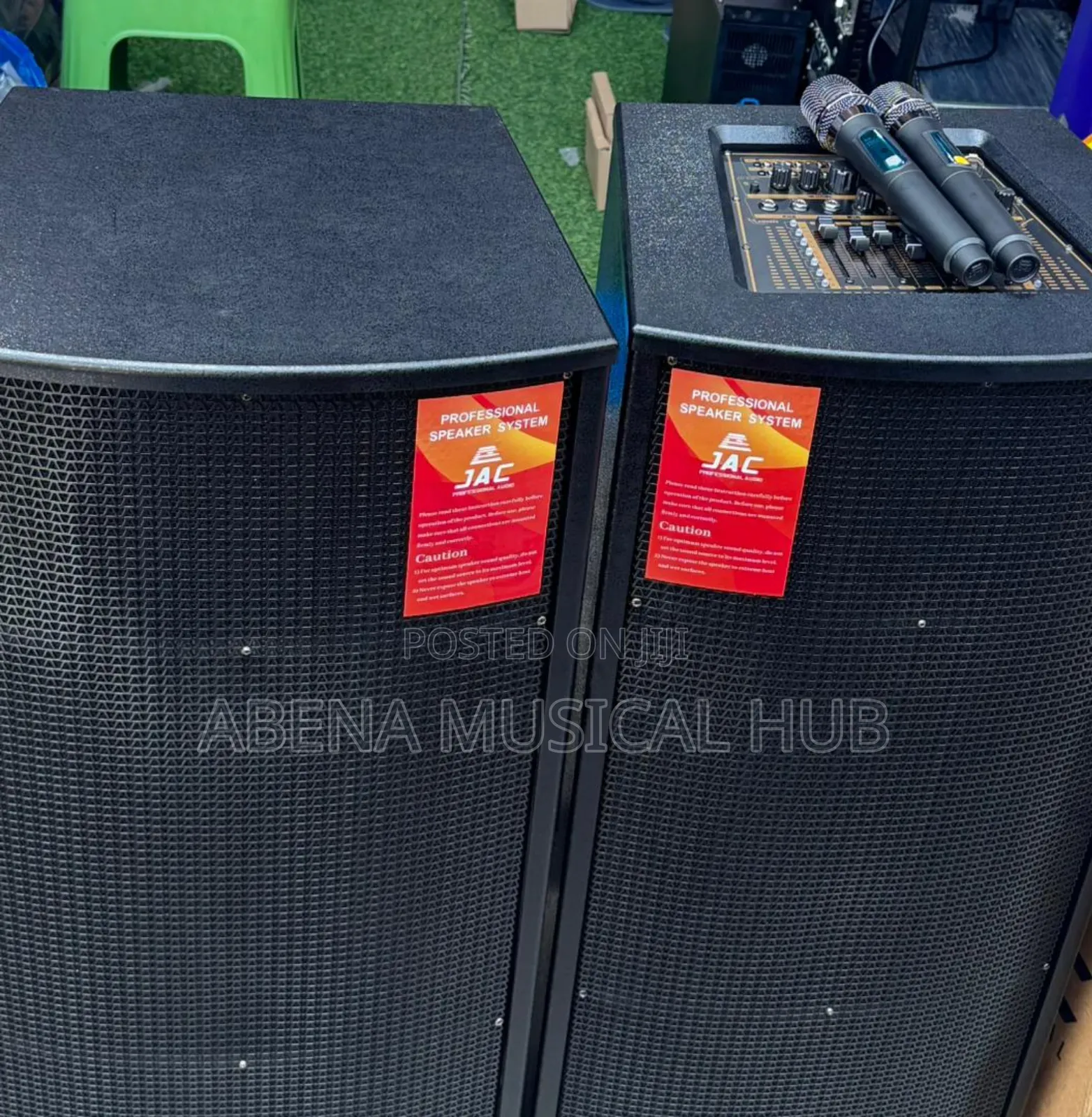 Jac- Active Speaker Pair With Two Microphone