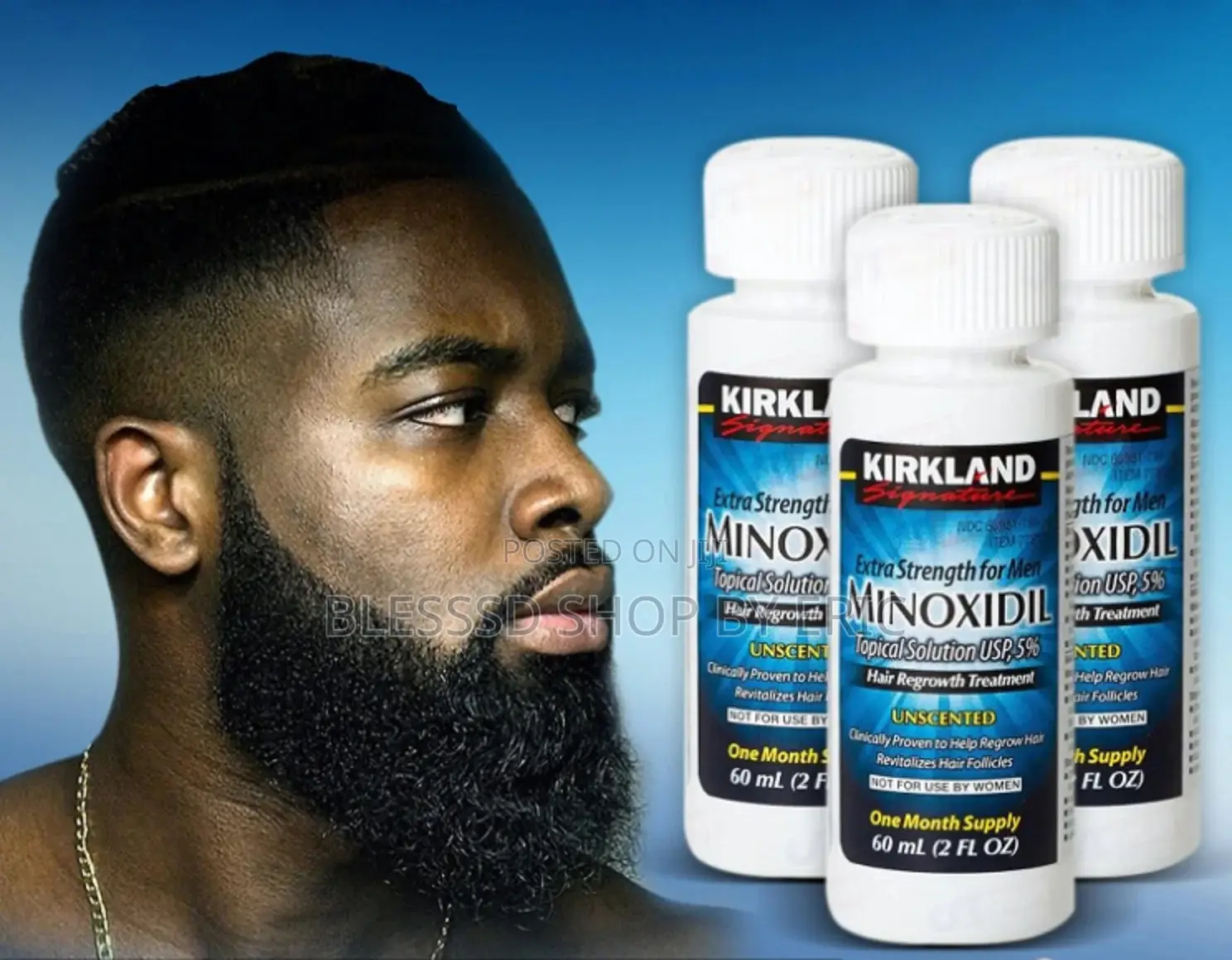 Beard Booster Kirkland Minoxidil Original. For Hair Regrowth