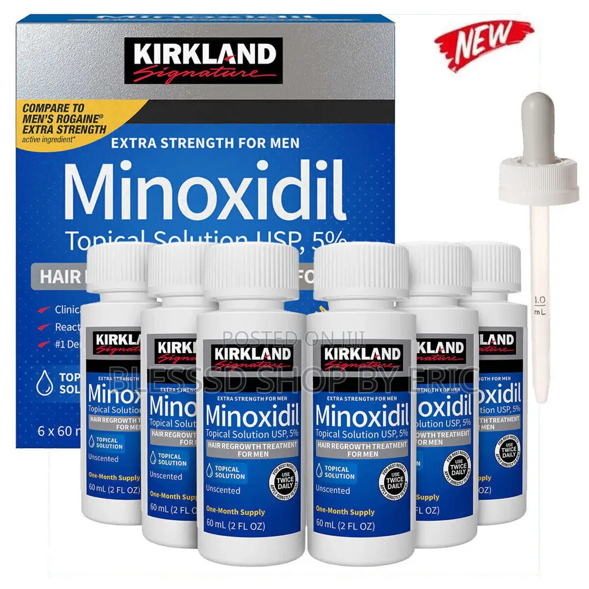 Beard Booster Kirkland Minoxidil Original. For Hair Regrowth