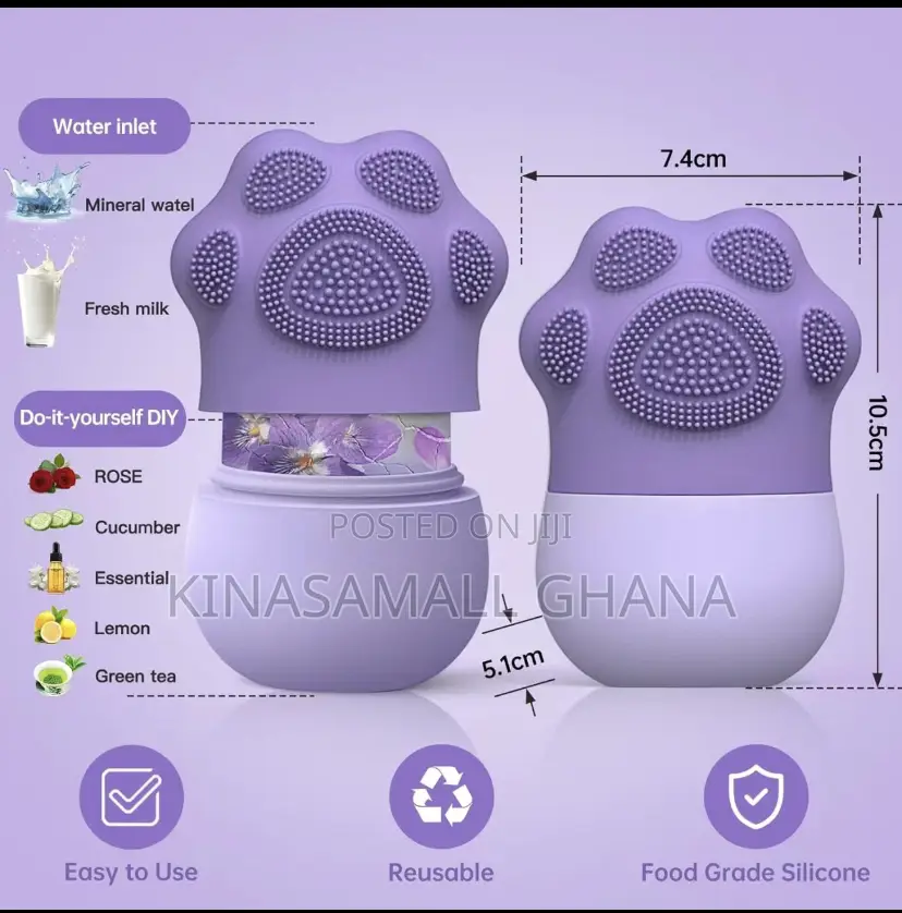 2-in-1 Ice Face Roller Scrub – For Glowing Skin
