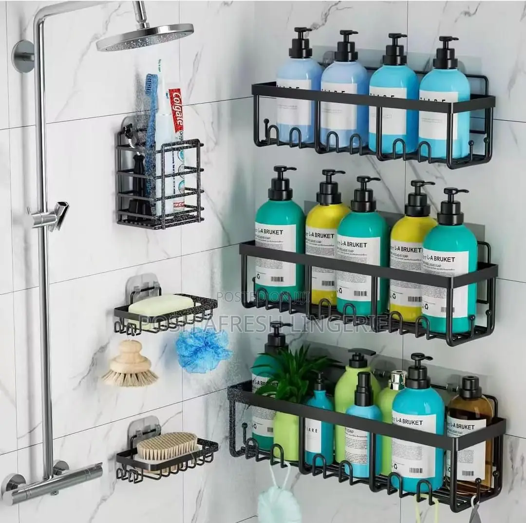 5 in 1 Shower Caddy Bathroom Corner Rack