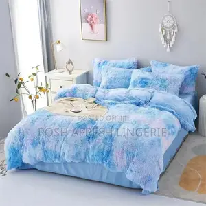 Fur Fluffy Duvet Bedsheet Sets