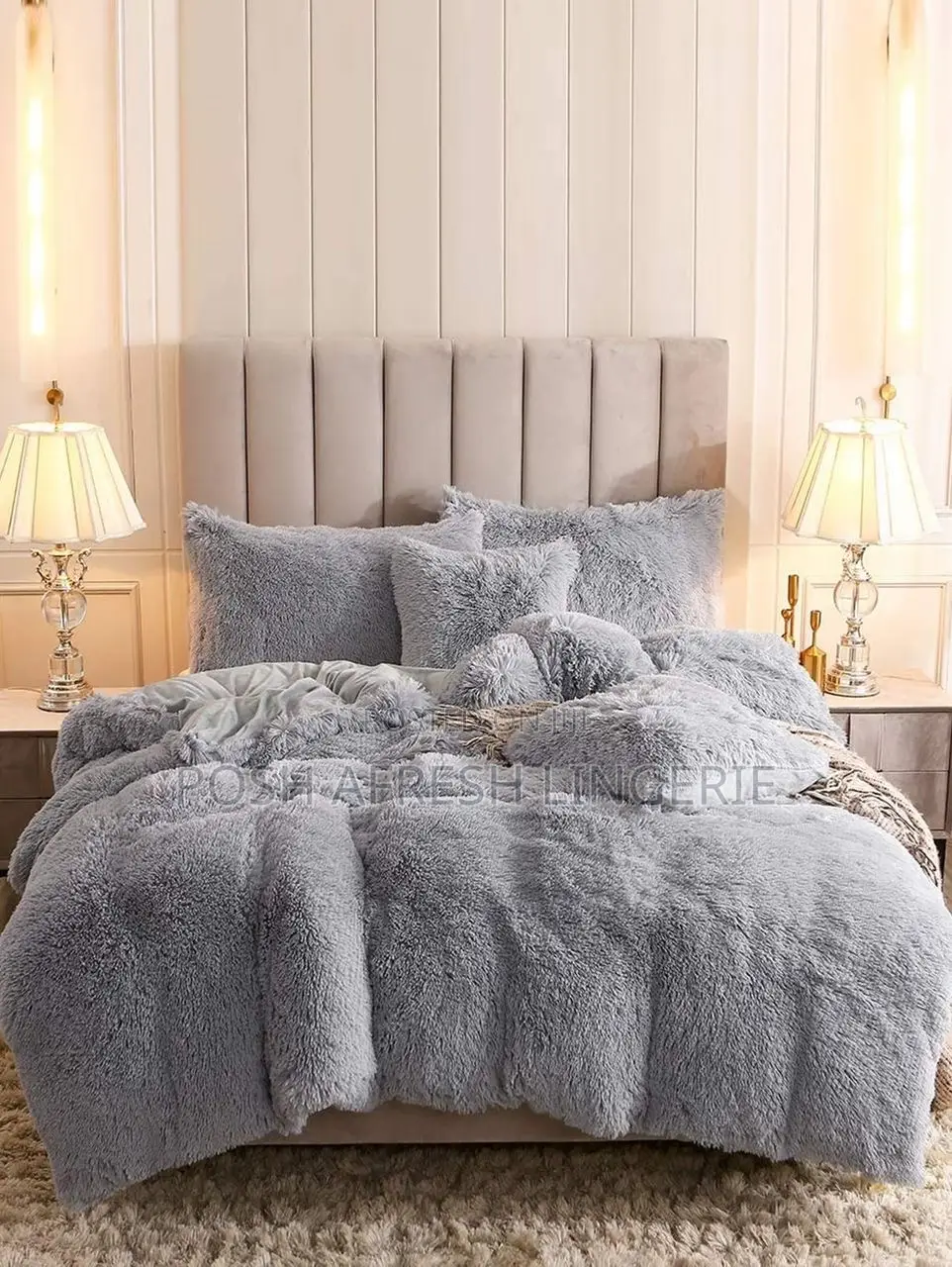 Fur Fluffy Duvet Bedsheet Sets