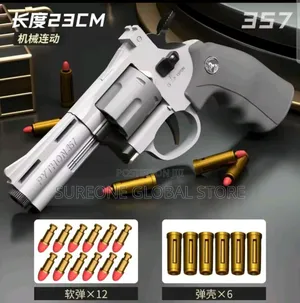 Photo - Revolver Soft Bullet Toy for Kids Gun
